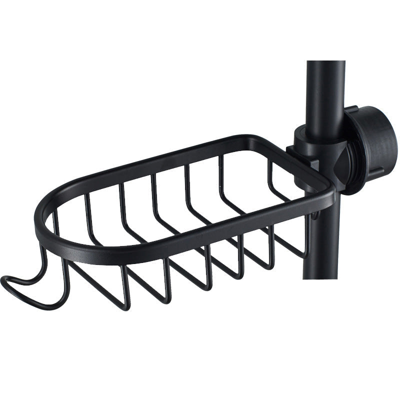 BowLift | Shower holder for Shampoo & Soap – Stainless Aluminium – Silver or Black – No Drilling