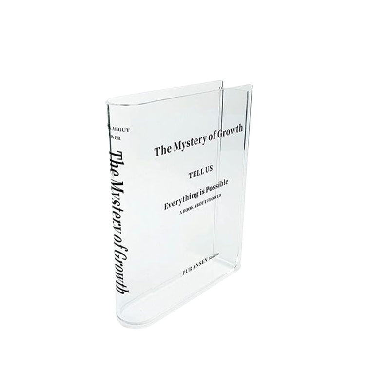 Book Shape Acrylic Vase | Bowlift