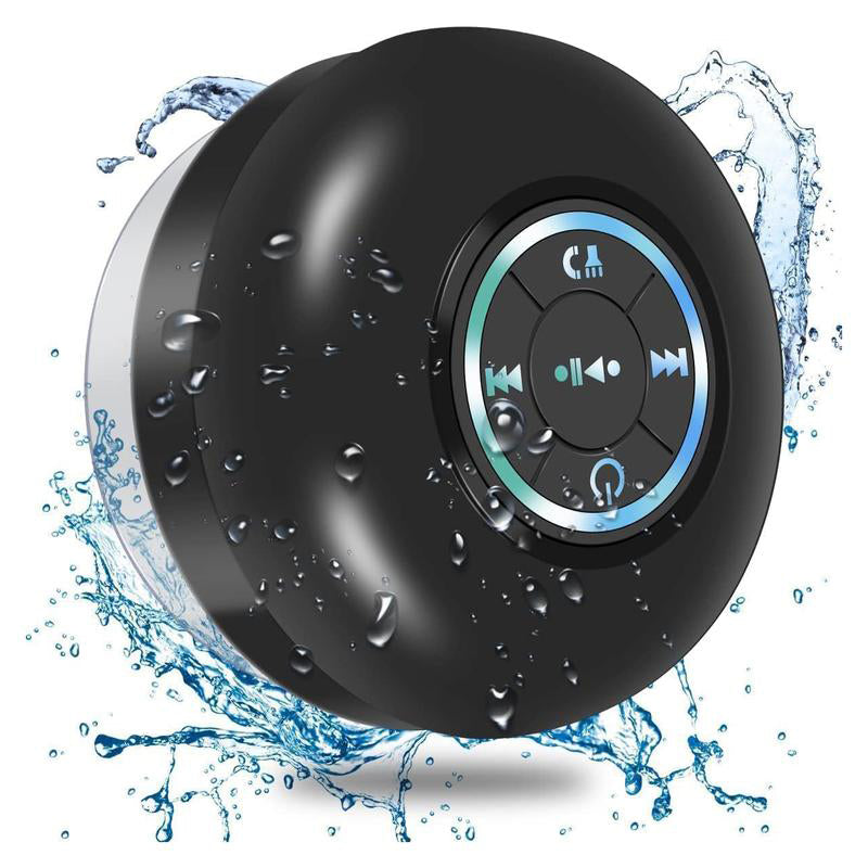 Mini Bluetooth Shower Speaker With LED Light | Bowlift