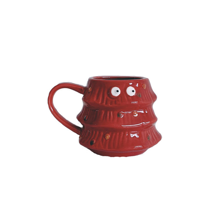 Creative Big Eyes Christmas Tree Mug | Bowlift