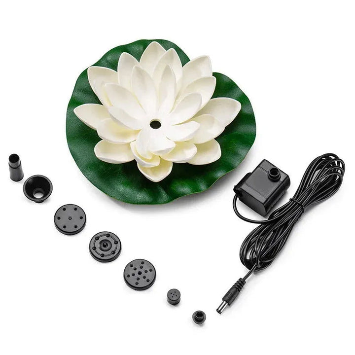 BowLift | Lotus Shaped Solar Fountain Pond Decorative