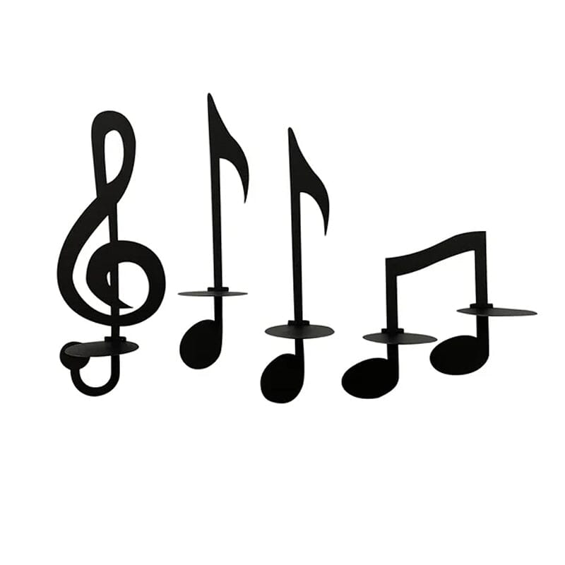 BowLift | Black Music Note Wall Lamp