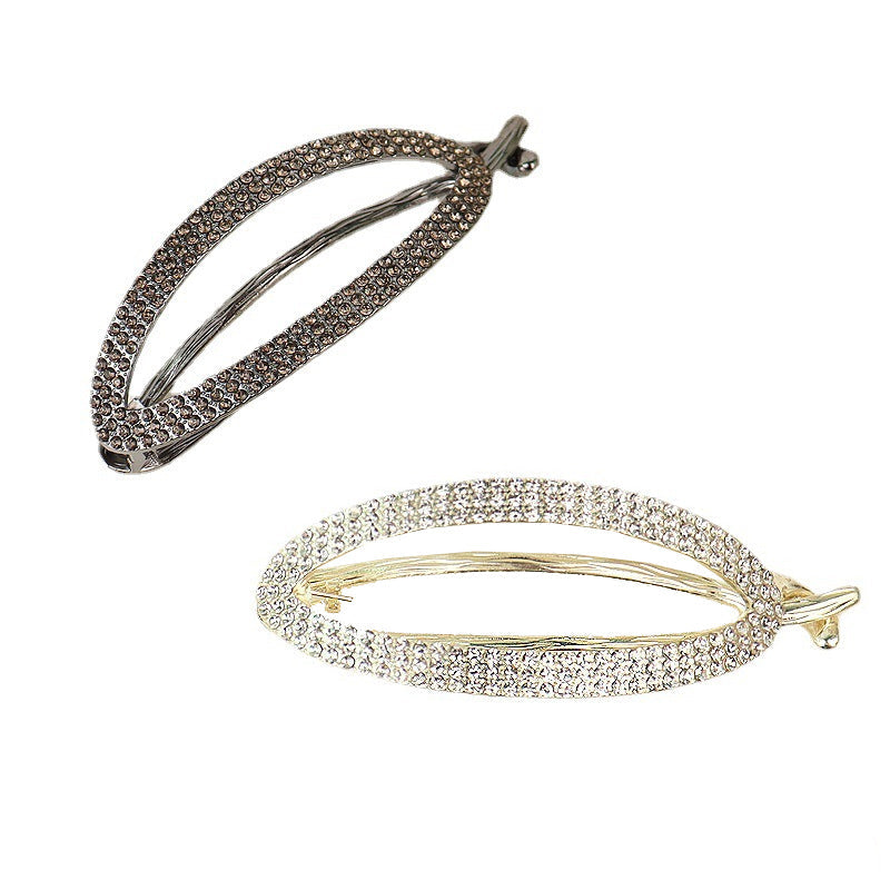 BowLift | Sparkling Curved Minimalist Hair Buckle