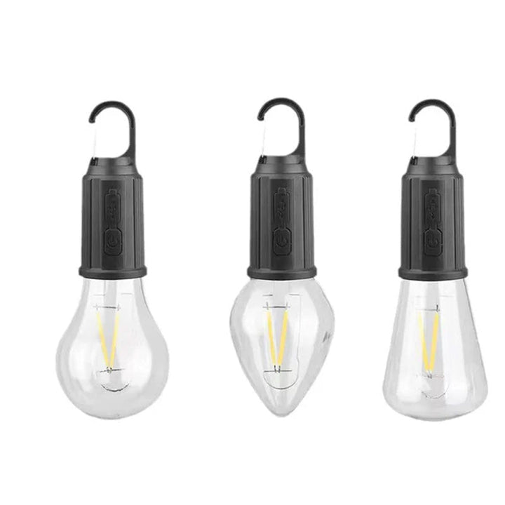 BowLift | New Outdoor Camping Hanging Lamp with Type-C Charging Port Retro Bulb
