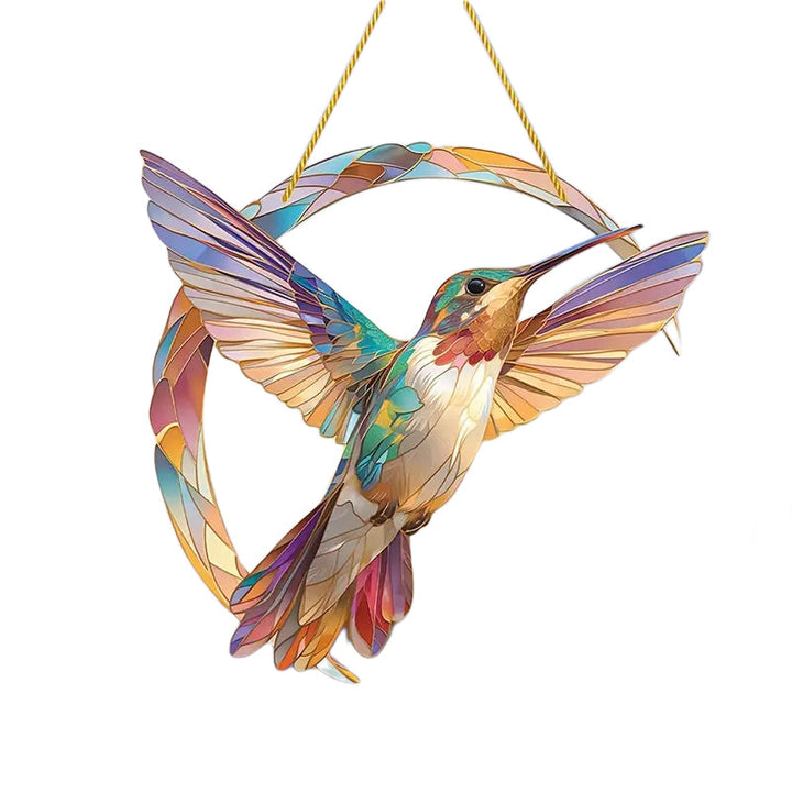 BowLift | Luminara HummiGlow Kolibri Sun Catcher | Memory & Joy of Life | Handcrafted Window Decoration made of Acrylic