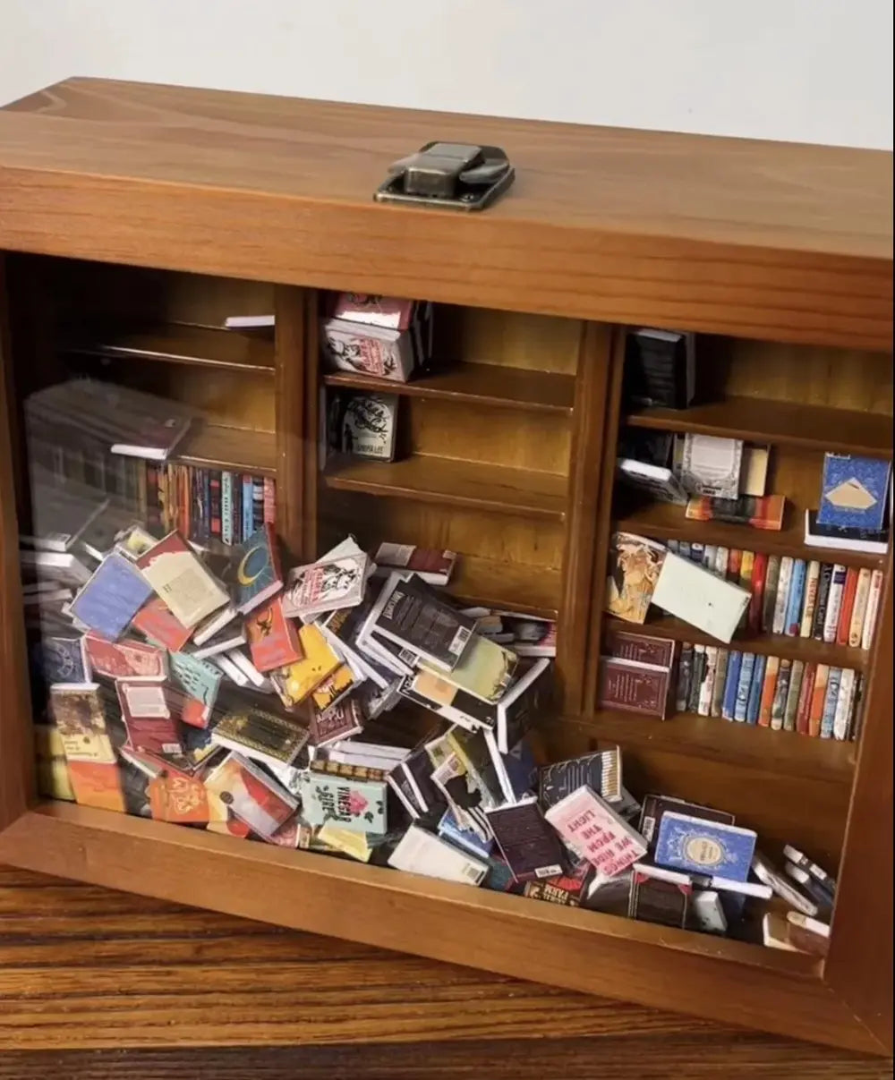 BowLift | Miniature Wooden Shelf — Handmade Stress Relief Toy