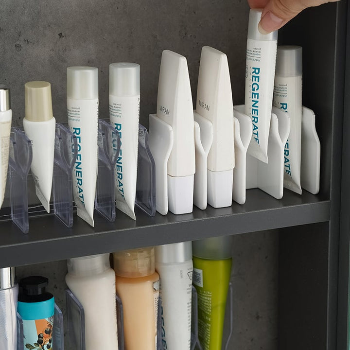 BowLift | Pipe Organizer Shelf — Drill-Free Bathroom Storage Solution