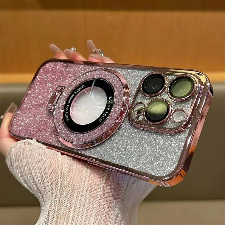 BowLift | Glitter Magnetic Ring Stand Phone Case