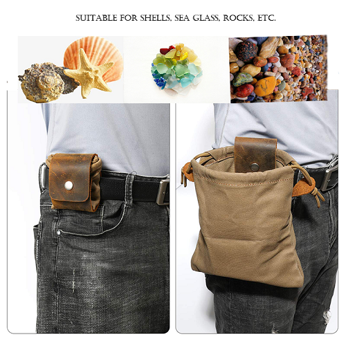 Dimoohome™ Leather and canvas bushcraft bag | Bowlift