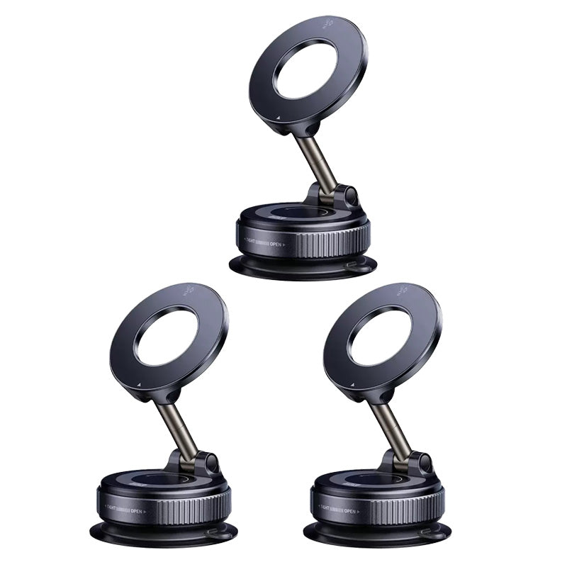 LumaTrust Magnetic Car Phone Holder with Vacuum Suction Power | Bowlift