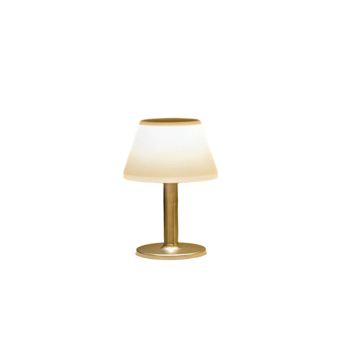 Elegant solid table lamp for outdoor charm Bowlift