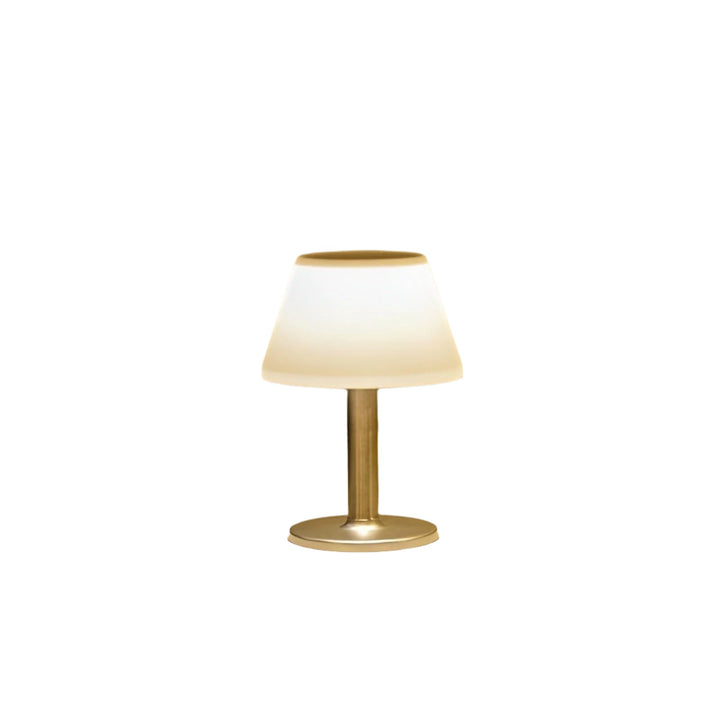 Elegant solid table lamp for outdoor charm Bowlift