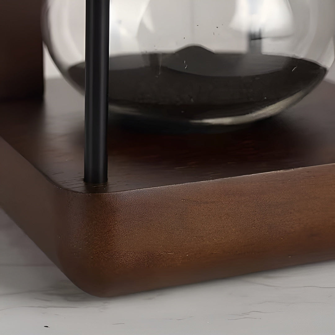 Wooden Hourglass 30 Minutes – Solid Wood Frame & Decorative | Ideal for Office and Home | Bowlift