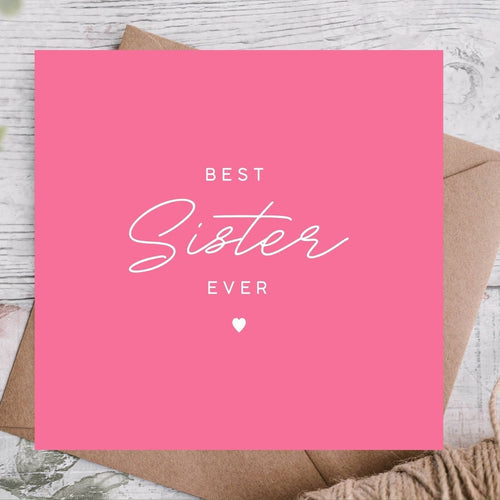 Best Sister of All Time | Birthday Card | Bowlift