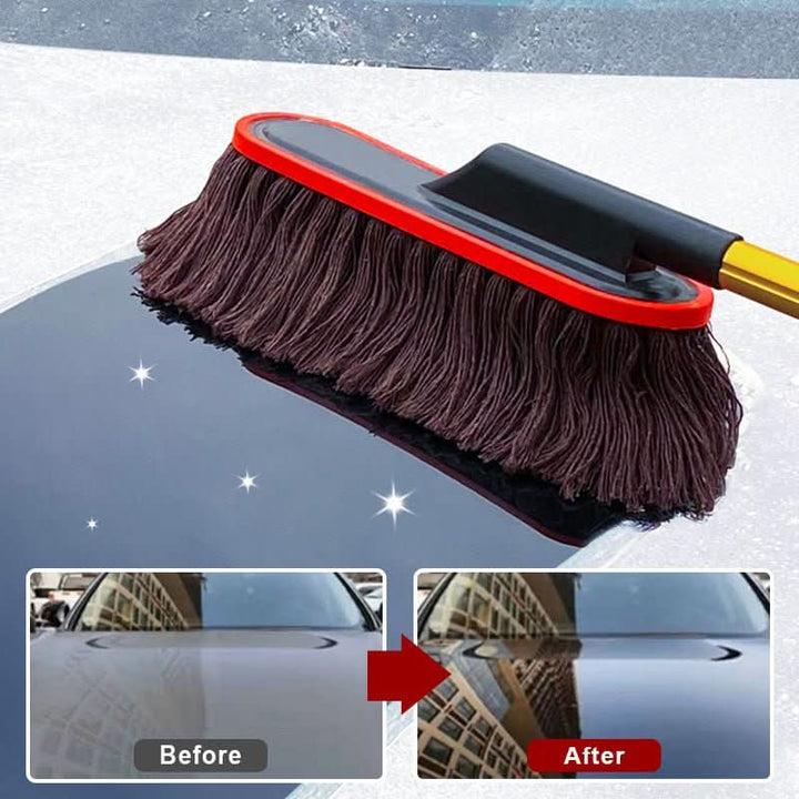 BowLift | Lacquer-friendly car dust sweeper with telescopic handle