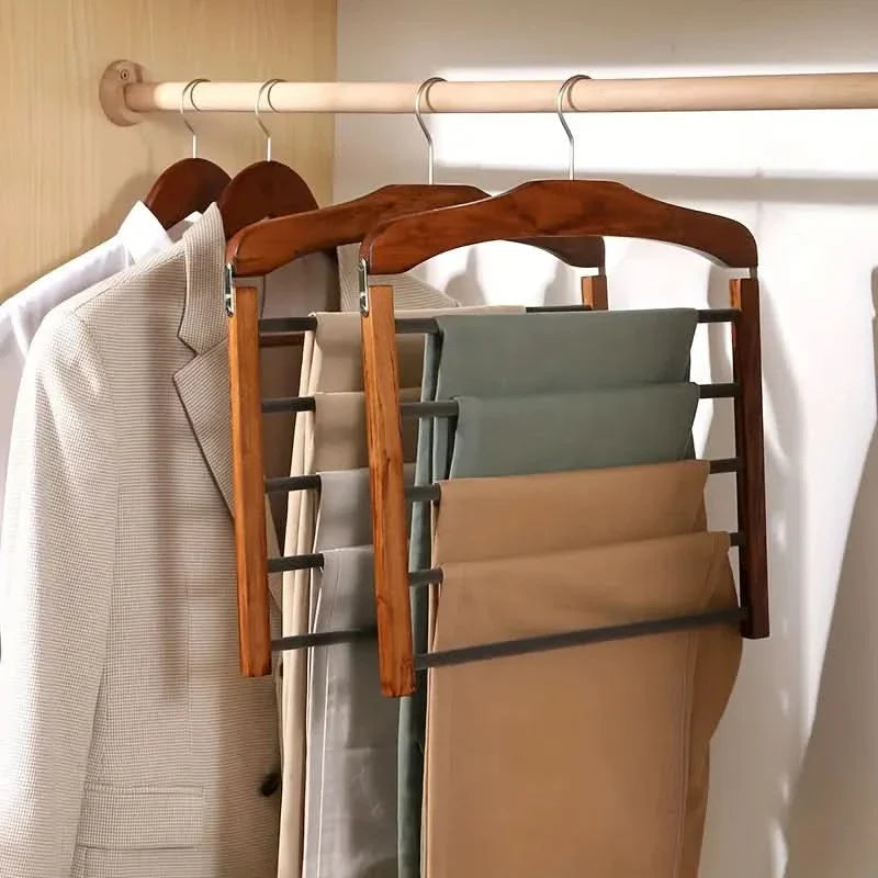 BowLift | Multi-Bar Wooden Clothes Hanger with Premium Finish