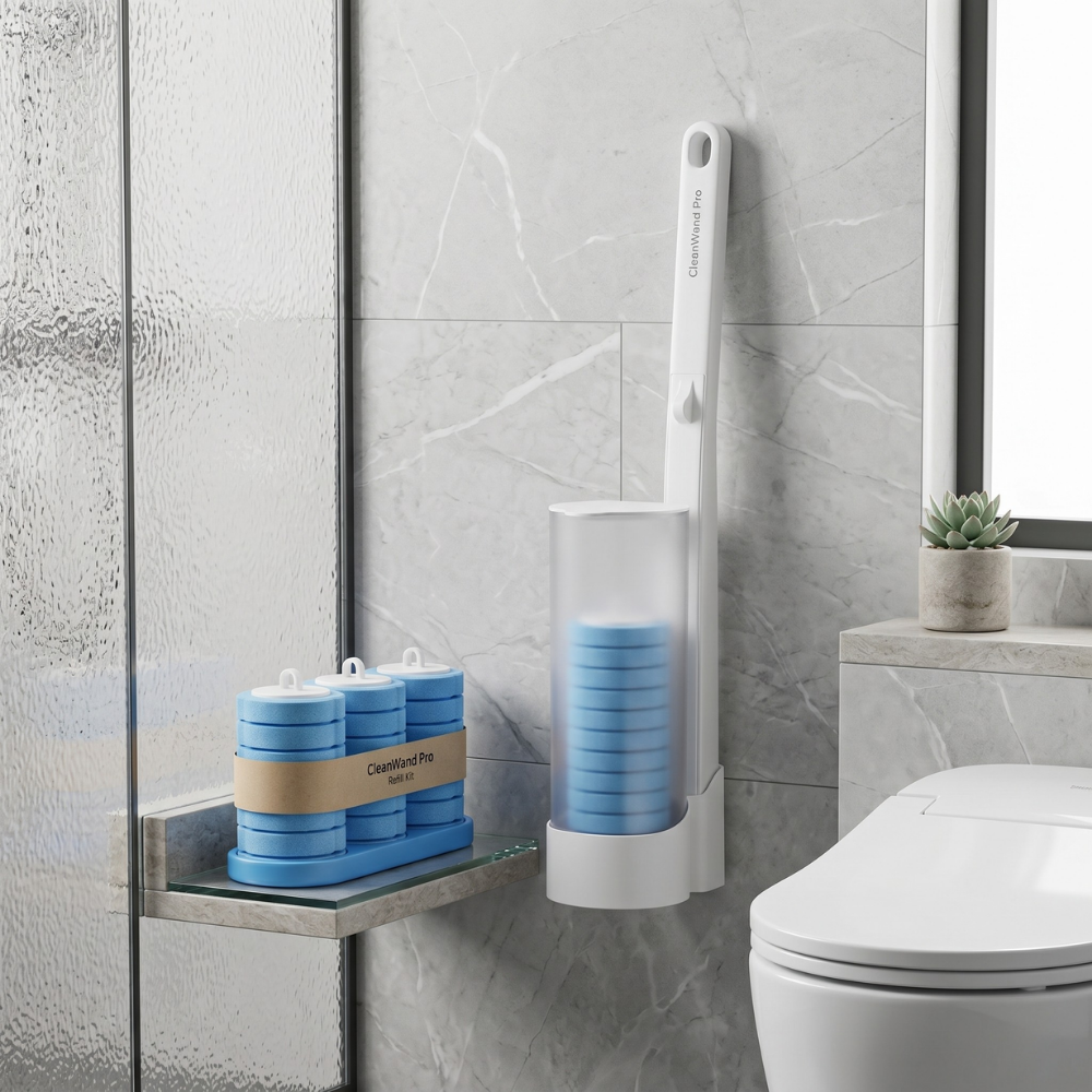 PureSplash — Freshness that makes your toilet shine like new and makes unpleasant touches unnecessary! | Bowlift
