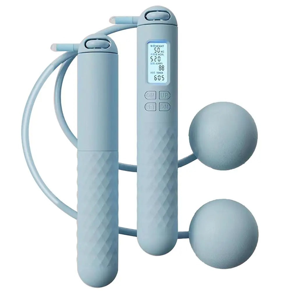 BowLift | Wireless Jump Rope with Counter – Weighted Handles for Home Cardio Workouts