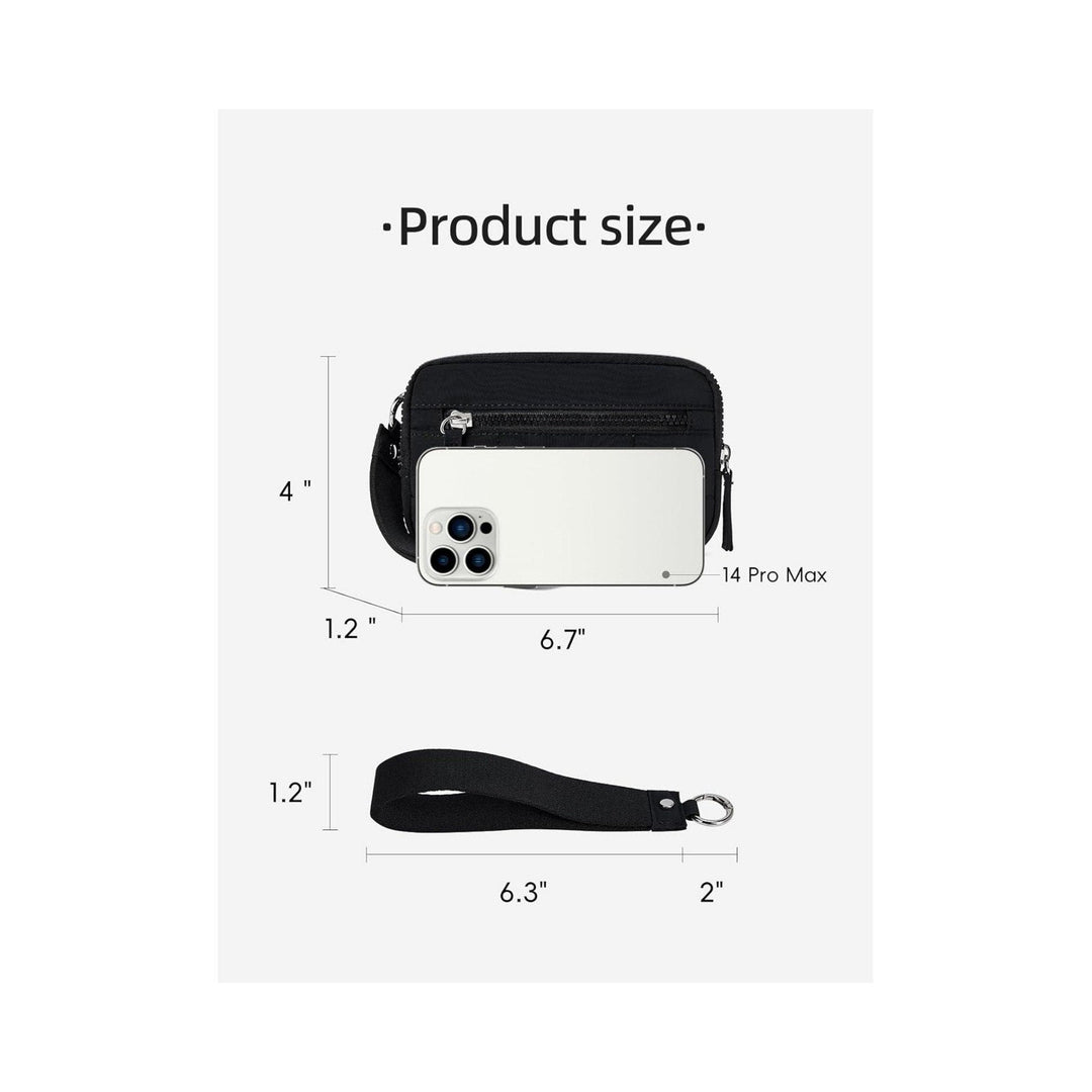 BowLift | Stylish Nylon Wristlet Wallet with Multiple Compartments