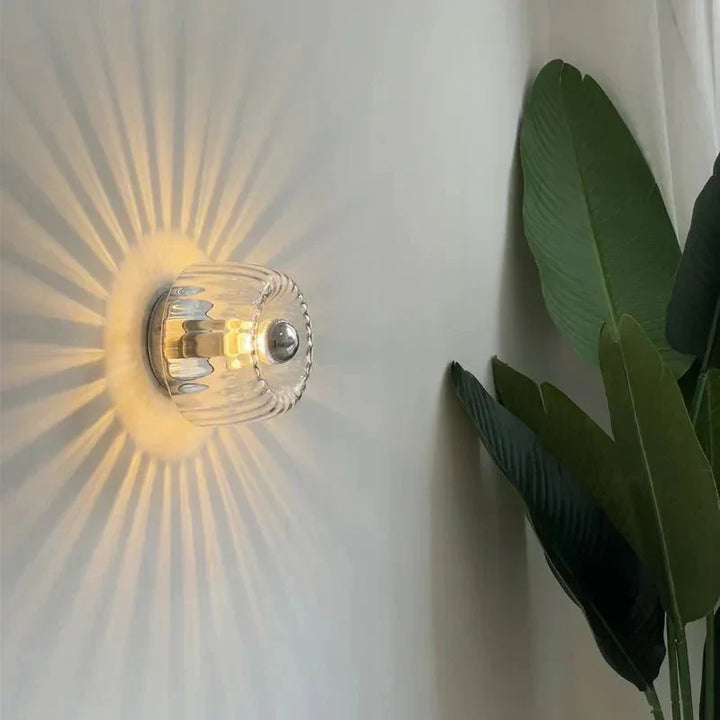 BowLift | Scandinavian Bauhaus Wall Light – Nordic Glass & Metal Sconce for Modern Interiors