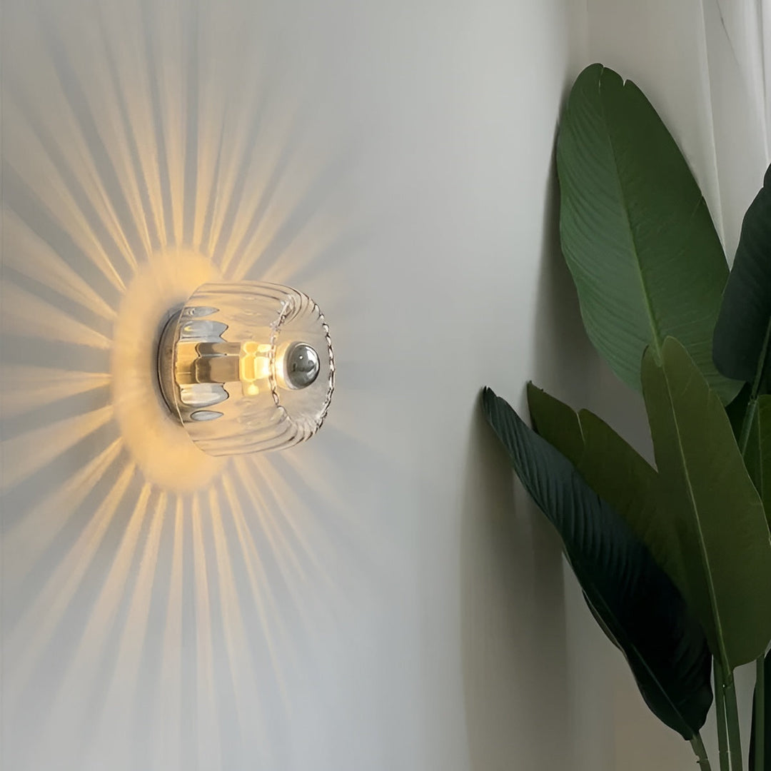 BowLift | ScandiElegance Wall Lamp – Modern Glass Lighting with Bauhaus Charm