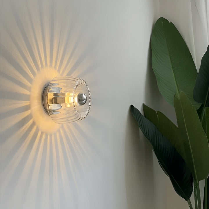 BowLift | ScandiElegance Wall Lamp – Modern Glass Lighting with Bauhaus Charm