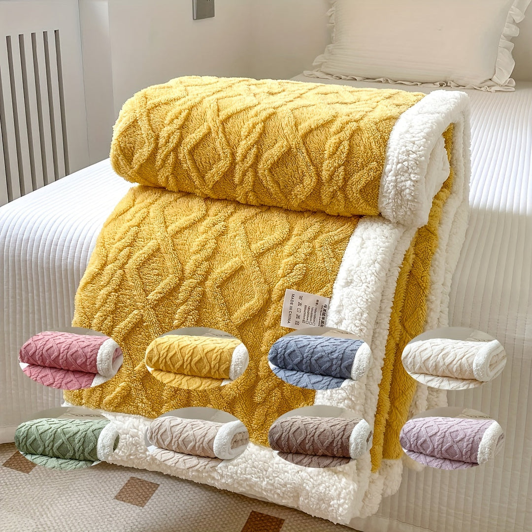 BowLift | Stylish Reversible Fleece Blanket for Ultimate Comfort and Warmth
