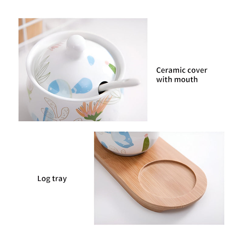 BowLift | Charming Ceramic Spice Jar Set