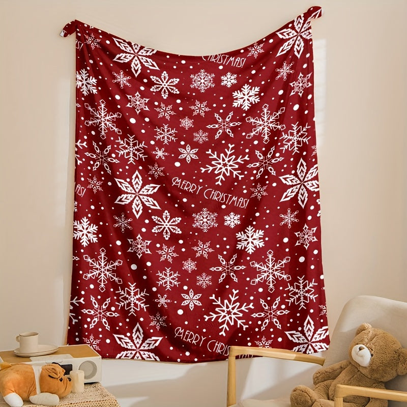 FestiveSnuggle - Luxury Christmas Fleece Blanket for the Holidays Bowlift
