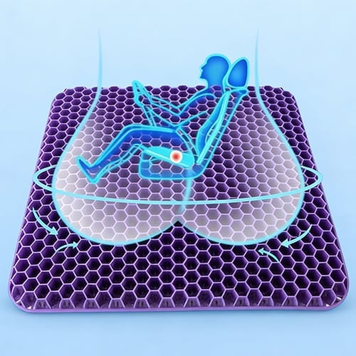 Gel seat cushion for comfortable sitting | Bowlift