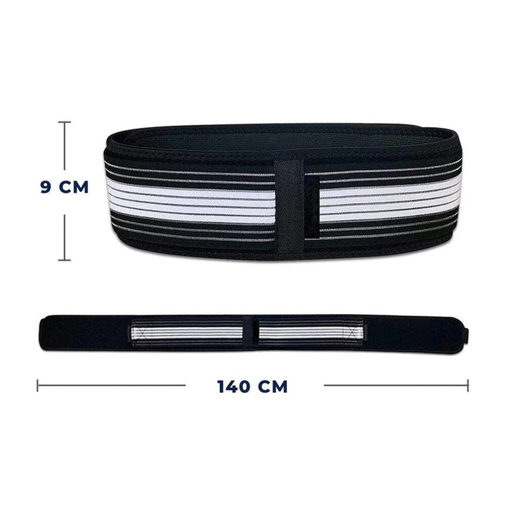 BackGuard Lumbar Support Belt | Lower Back Pain Relief - Adjustable Fit for Posture Correction - Injury Prevention - Active Use Bowlift