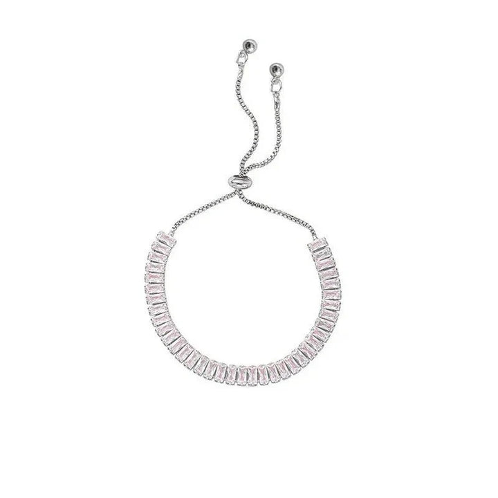 BowLift | Baguette Crystal Adjustable Tennis Bracelets