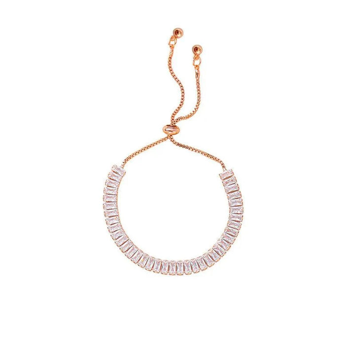 BowLift | Baguette Crystal Adjustable Tennis Bracelets