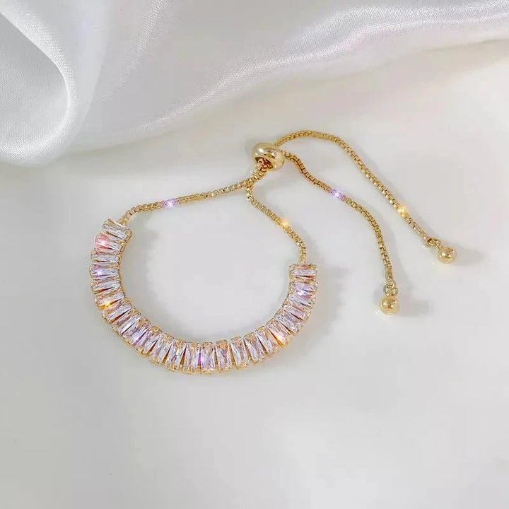 BowLift | Baguette Crystal Adjustable Tennis Bracelets