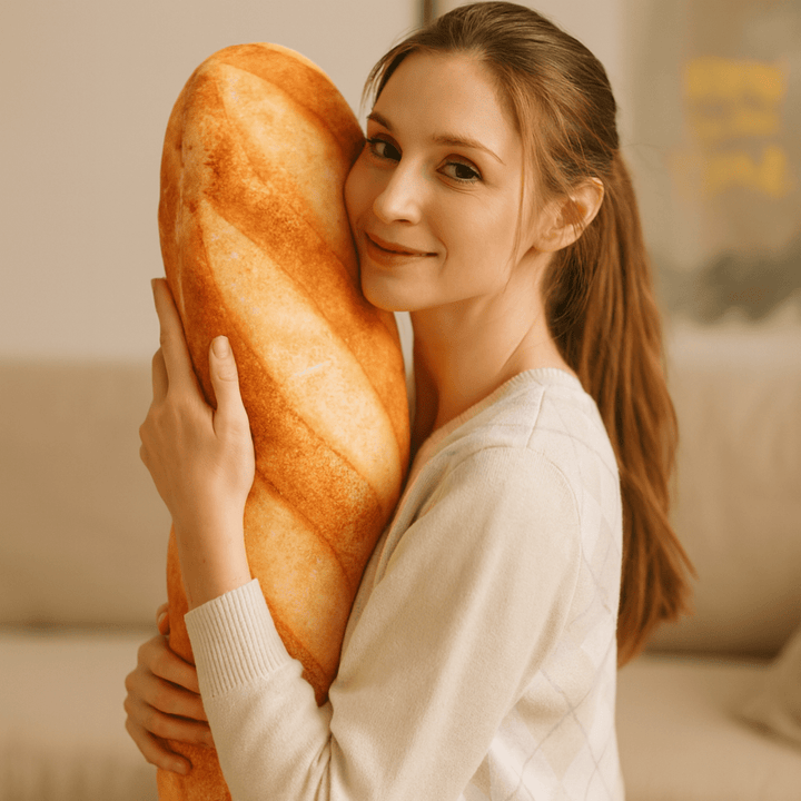 BowLift | BAGUETTINA – Plush French Bread Pillow for Cozy Comfort