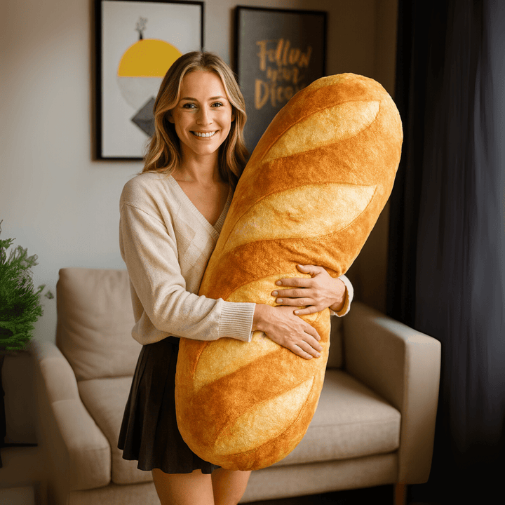 BowLift | BAGUETTINA – Plush French Bread Pillow for Cozy Comfort