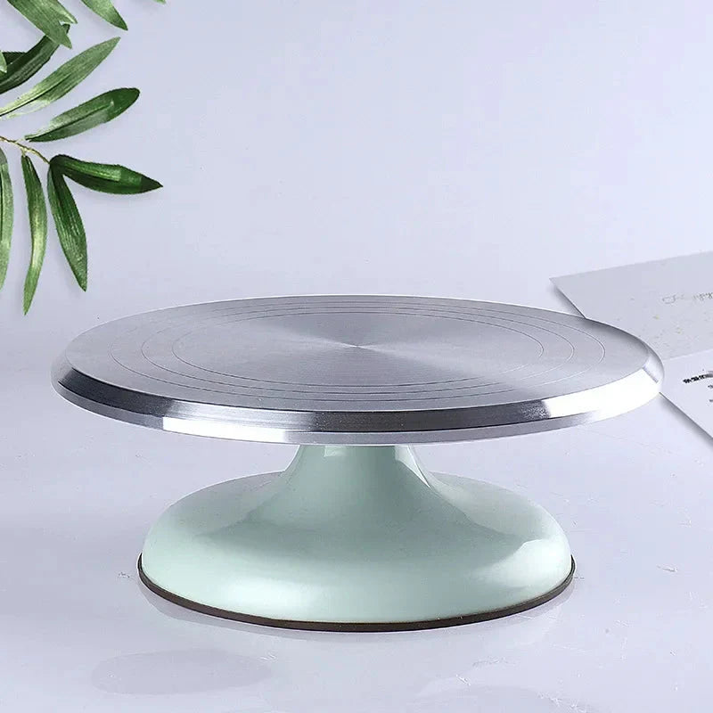 Baking Tools Aluminum Alloy Cake Turntable Cake Mounting Table | Bowlift