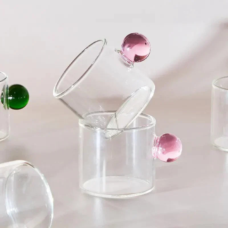 BowLift | Treated Espresso Glass Cup Set of 2