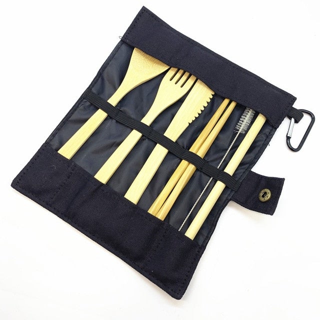 BowLift | Bamboo Cutlery Set with Portable Case
