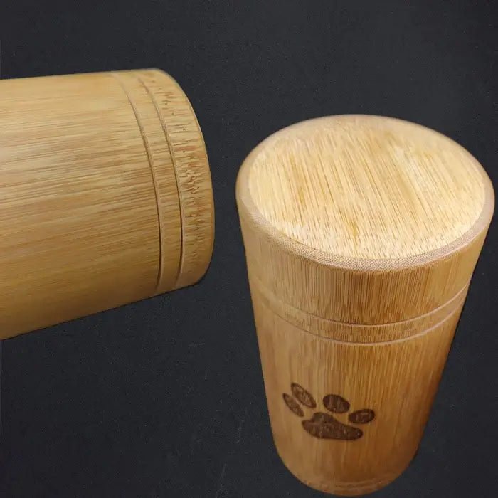 BambooRest • Eco - Friendly Bamboo Pet Urn - Dog & Cat Urn - BowLift