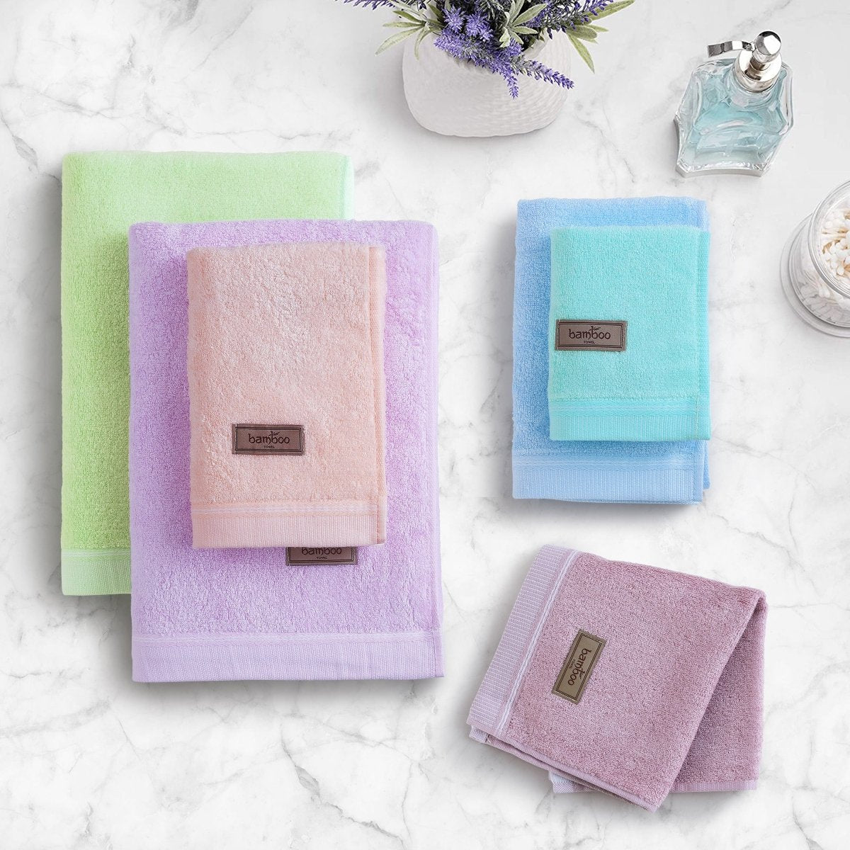 BowLift | Bambora Plush Bath Towel | Extra-soft bamboo fabric for spa, gym, and home use