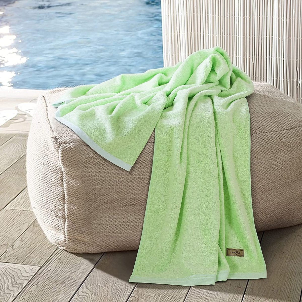 BowLift | Bambora Plush Bath Towel | Extra-soft bamboo fabric for spa, gym, and home use