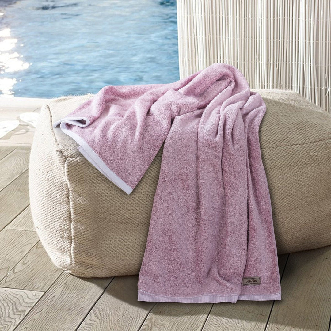 BowLift | Bambora Plush Bath Towel | Extra-soft bamboo fabric for spa, gym, and home use