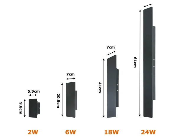 BowLift | Waterproof LED Strip - Outdoor Wall Light IP65