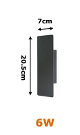 BowLift | Waterproof LED Strip - Outdoor Wall Light IP65