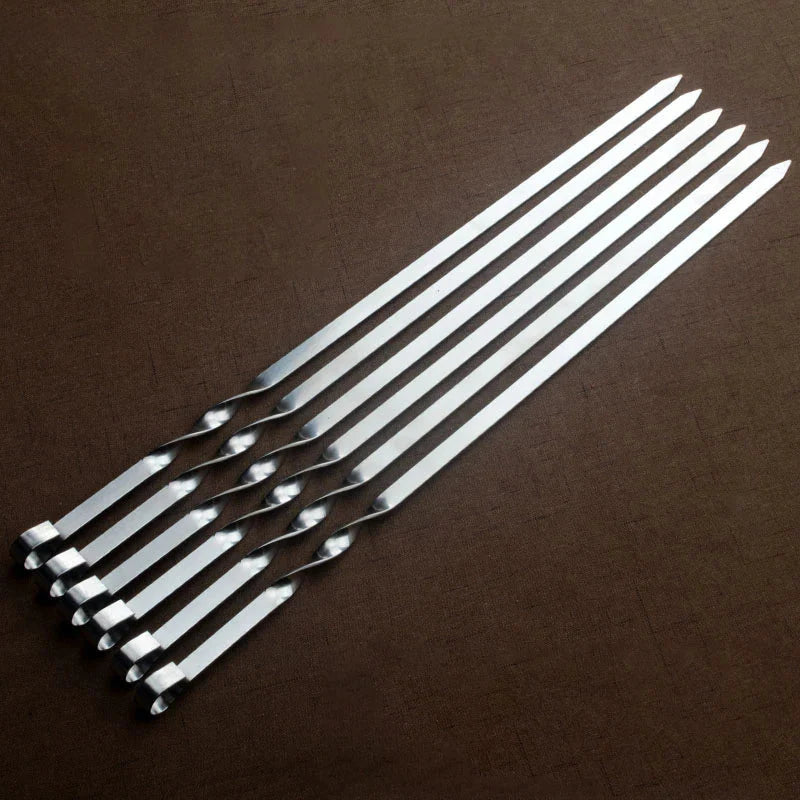 Barbecue Meat String Skewers Chunks Of Meat Stainless Steel Stick | Bowlift