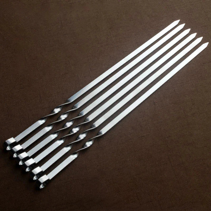 Barbecue Meat String Skewers Chunks Of Meat Stainless Steel Stick | Bowlift