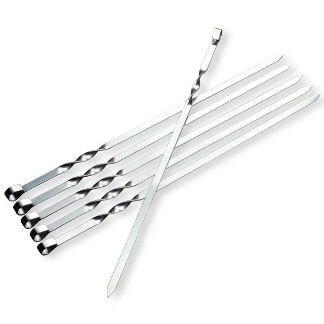 Barbecue Meat String Skewers Chunks Of Meat Stainless Steel Stick | Bowlift