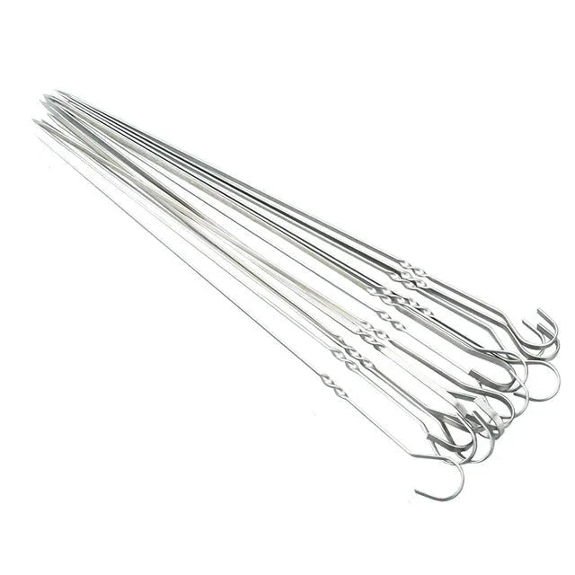 Barbecue Meat String Skewers Chunks Of Meat Stainless Steel Stick | Bowlift