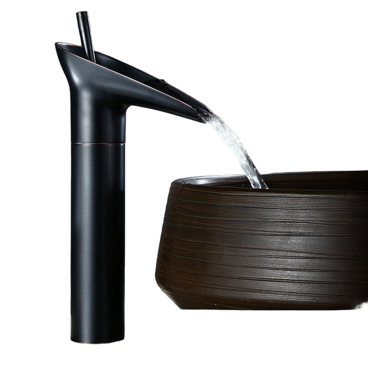 BowLift | Single Handle Retro Waterfall Faucet for Modern Sink